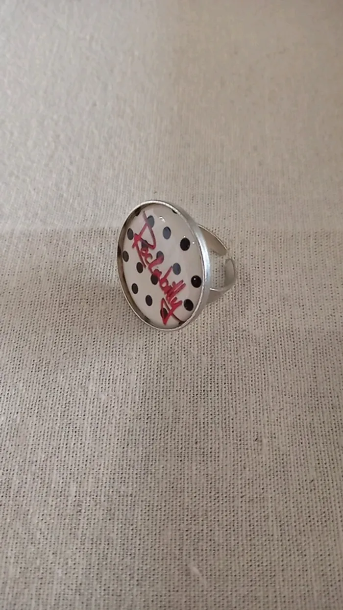 Lot 2 bijoux vintage "Rockabilly" acier inoxydable - photo numéro 3