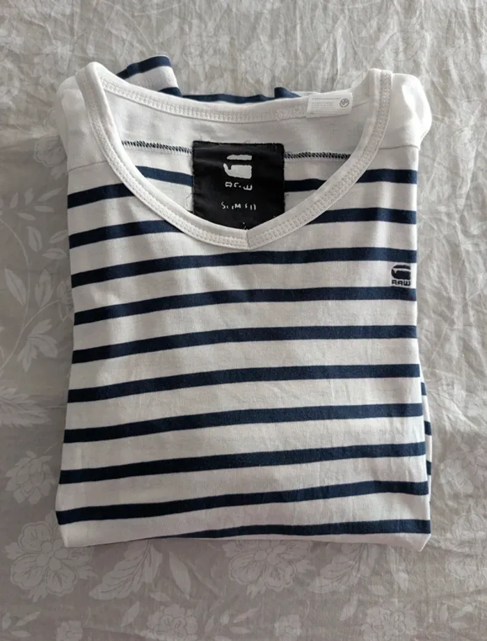Tee shirt rayé g star raw