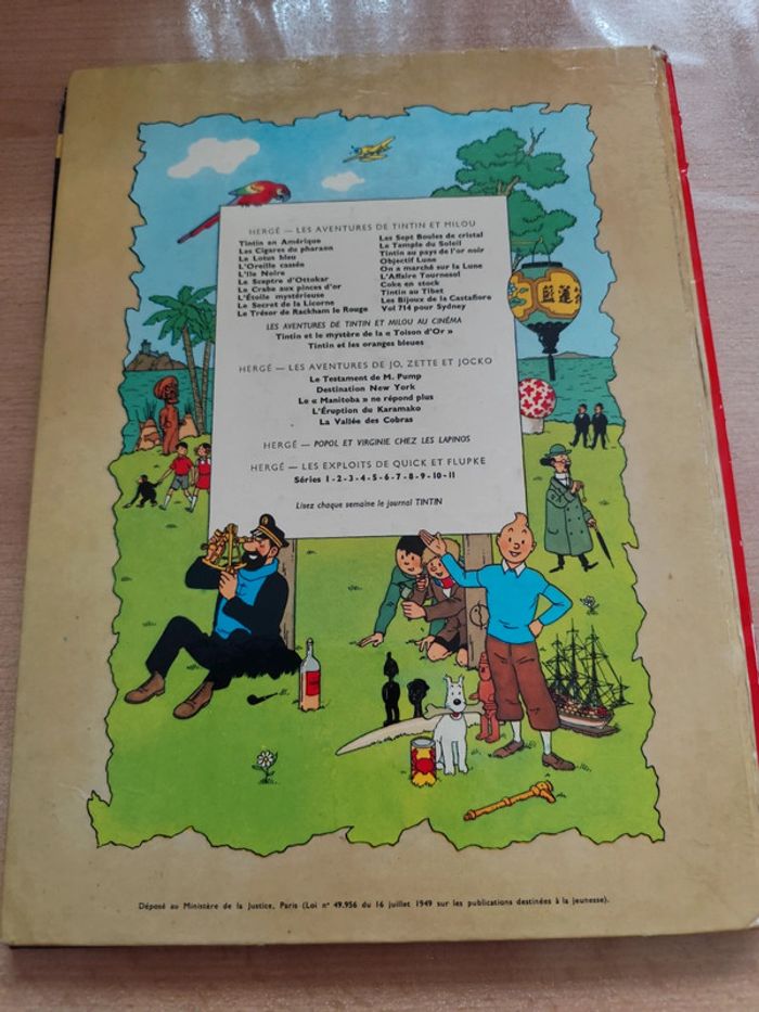 Tintin b38 coke en stock - photo numéro 2