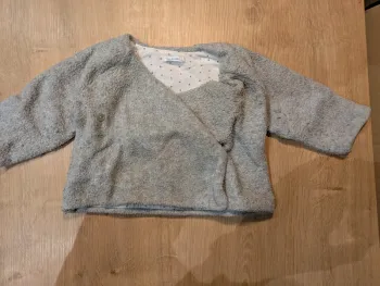 Veste croisée grise