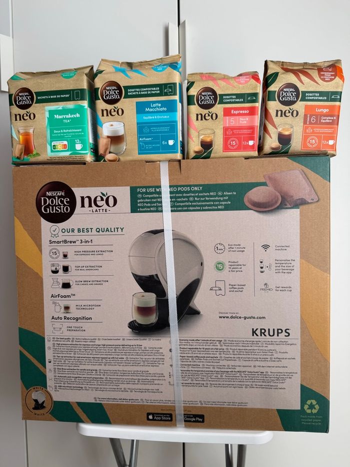 Machine à café dolce gusto neo krups + 4 paquets de dossettes cadeau🎅🎄 - photo numéro 3