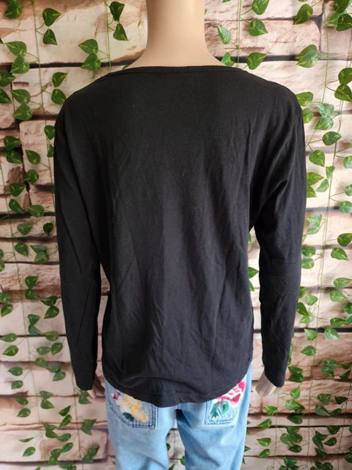 🌸T-shirt Noir Influx 100% coton Taille 42🌸 - photo numéro 3