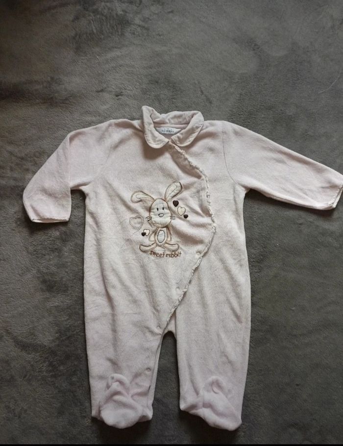 Grenouillère 3 mois " lapin 🐰"