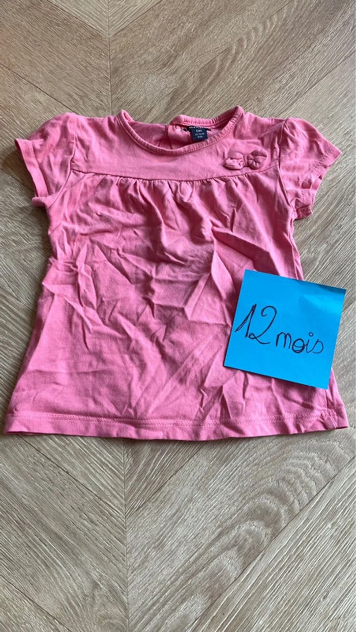 Lot 3 t-shirt taille 12 mois - photo numéro 3