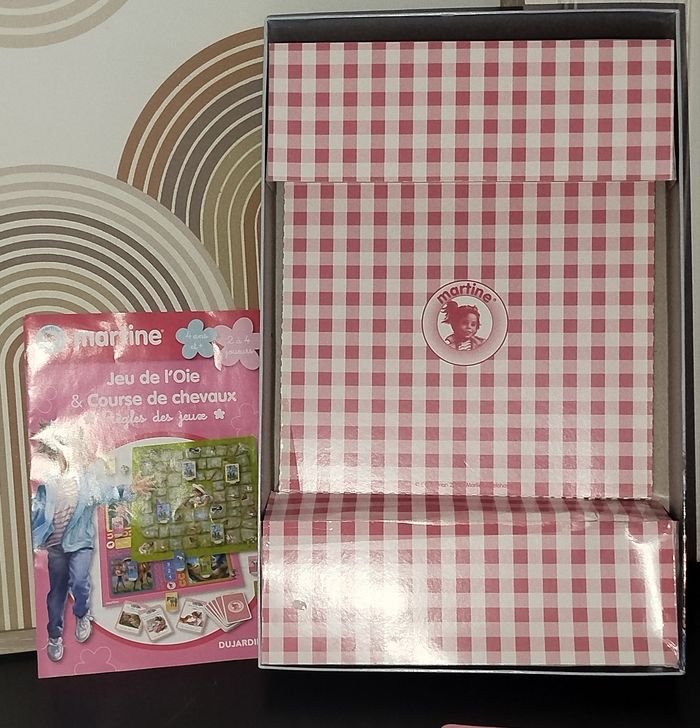 🟢 Vintage Dujardin Martine Course de chevaux et Jeu de l'oie - photo numéro 8