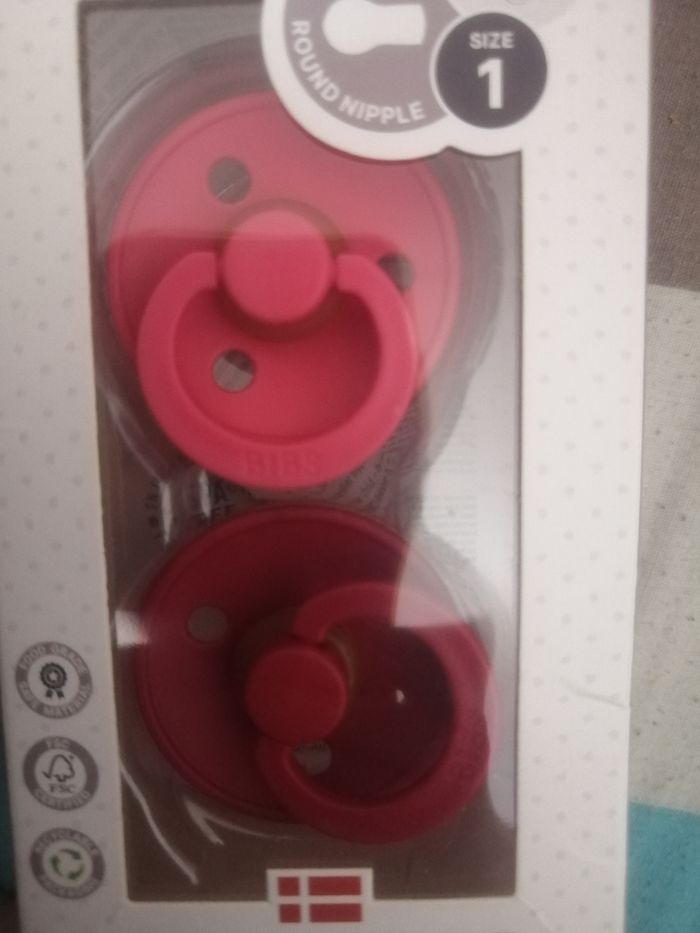 Lot de 2 sucettes taille 1 bibs - photo numéro 2