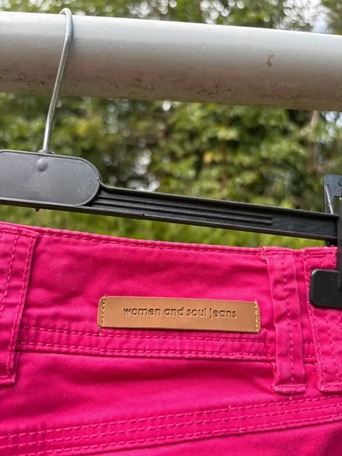 Pantalon ajusté rose fuchsia – Marque JBC - photo numéro 4