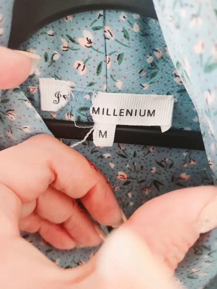 Robe longue fleurie millenium – Taille M - photo numéro 6