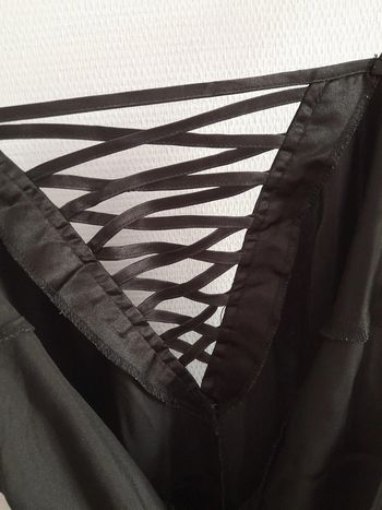 Nuisette satin noire