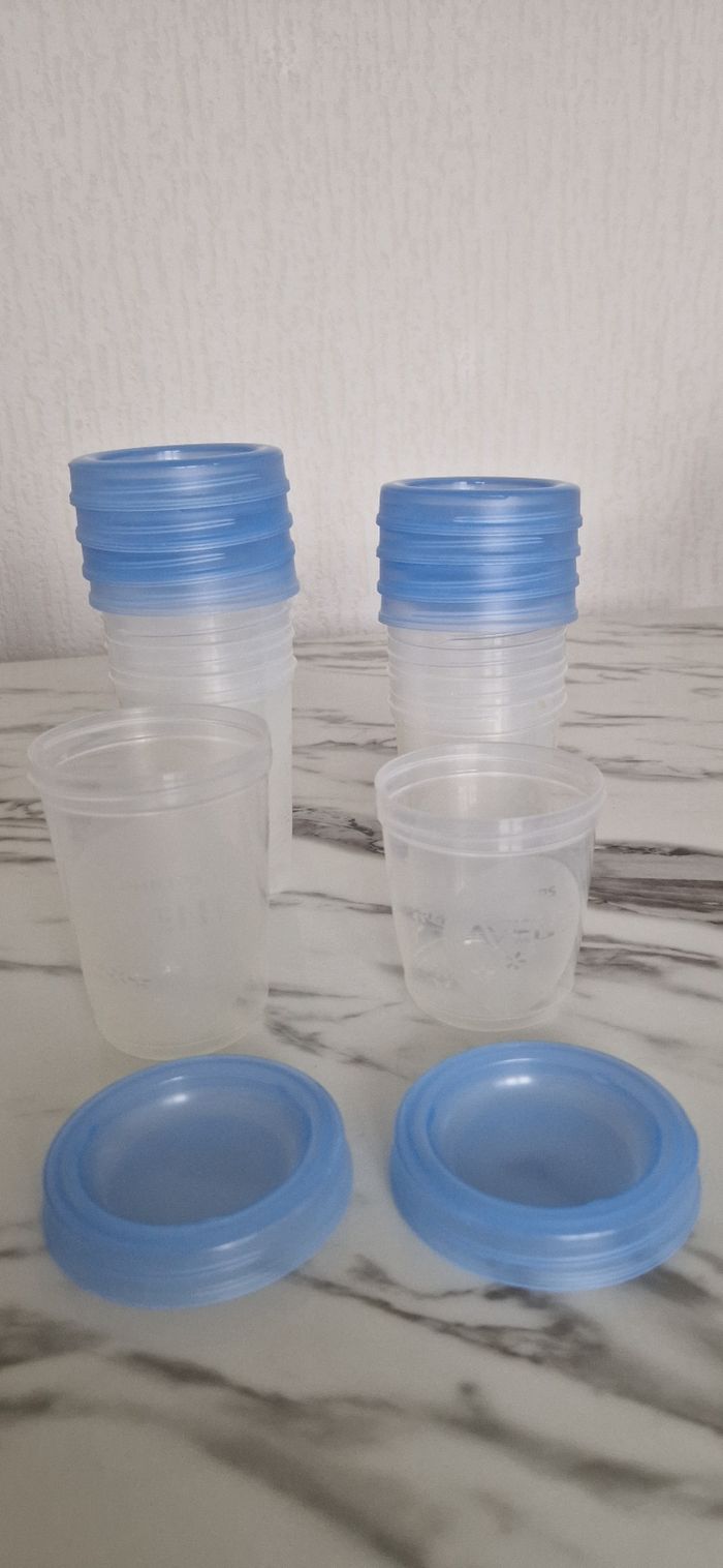 Lot de 10 pots de conservation bébé