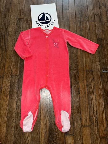 Pyjama velour petit bateau 24 mois