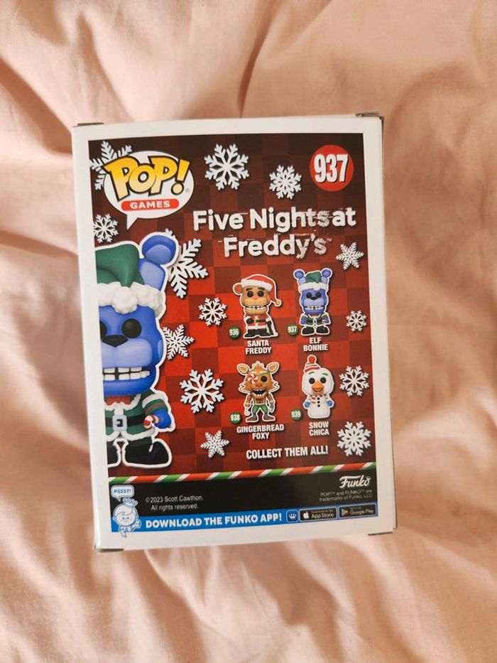 Figurine Funko Pop Elf Bonnie Fnaf Five nights at freddy's - photo numéro 4