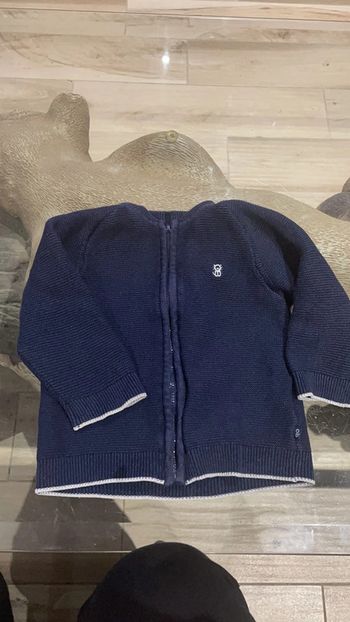 Gilet bleu marine  okaidi