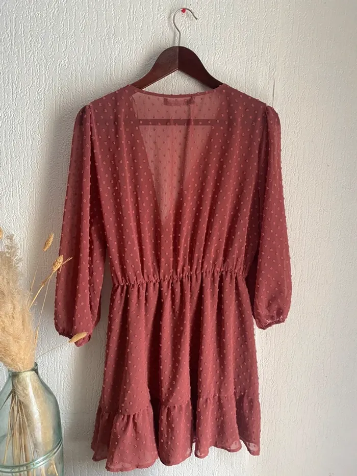 Robe rose taille L 40 zara - photo numéro 5