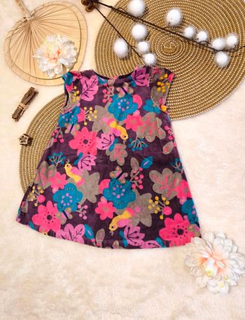 🌺 Adorable robe colorée DPAM 12 mois 🎋