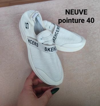 Basket blanche mixte pointure 40