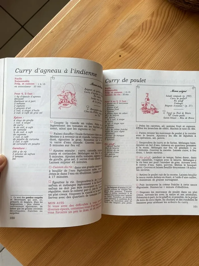 Livre Recettes familiales et Menus de Francoise - photo numéro 5