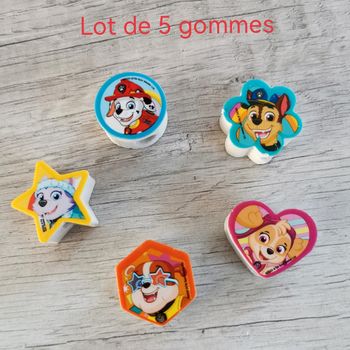 Lot gommes Pat Patrouille
