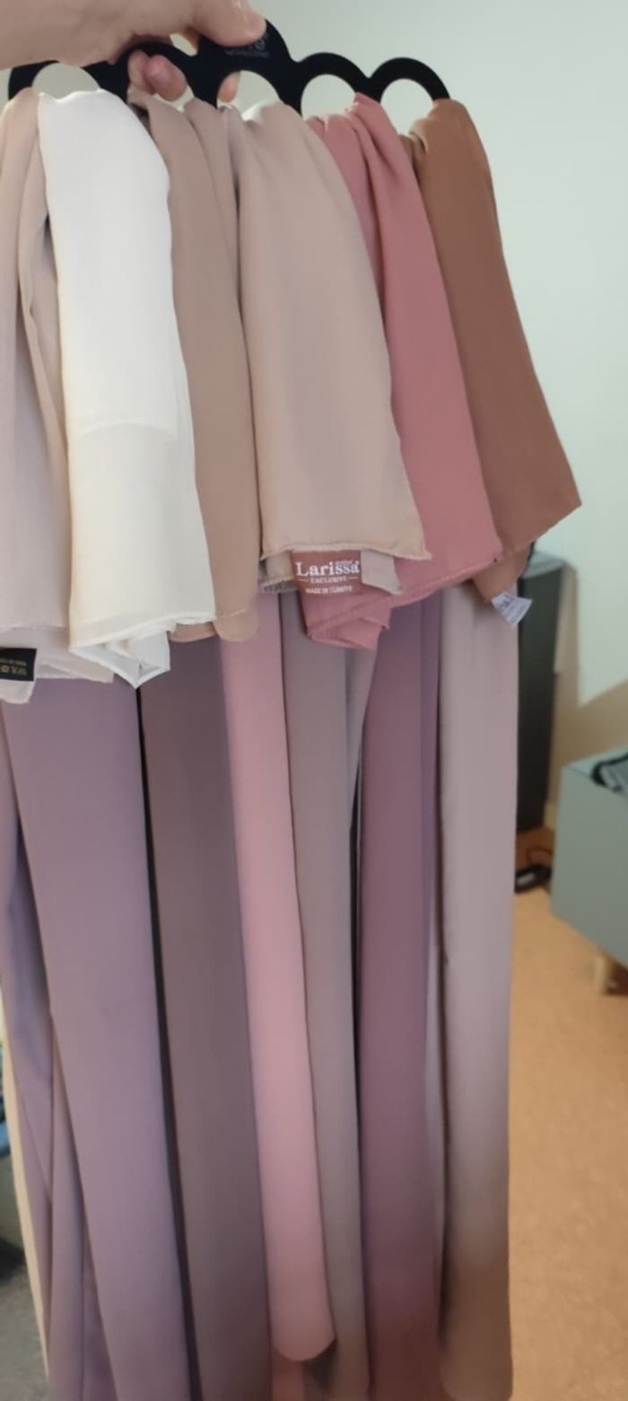 Lot de 12 hijab voiles