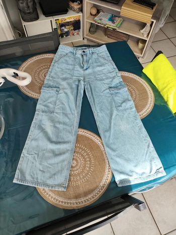 Jeans cargo 13 ans