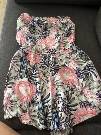 Combishort à fleur
