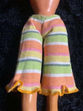 Pantacourt rayé poupée Barbie