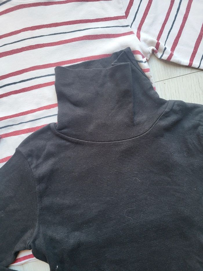 Lot de 2 cols roulés petit bateau garçon 6ans - photo numéro 2
