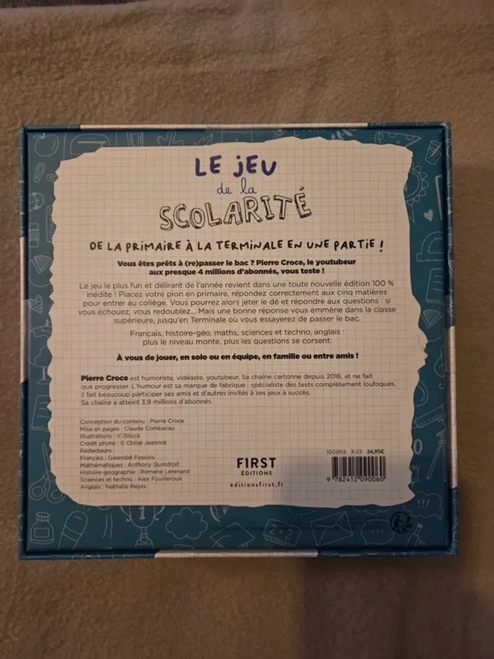 Le Jeu de la Scolarité – Pierre Croce - photo numéro 2