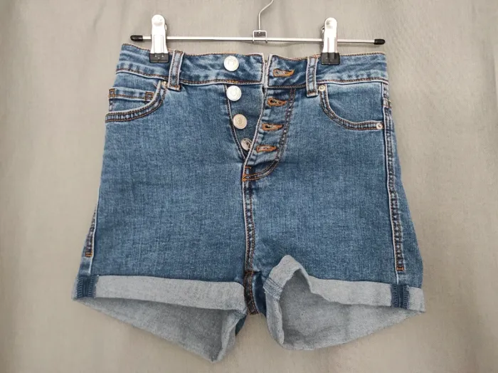 Short Jean Jennyfer skinny taille haute
