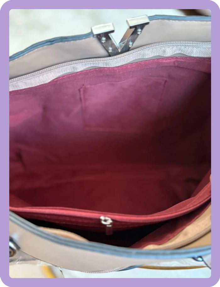 Sac à main taupe - photo numéro 3