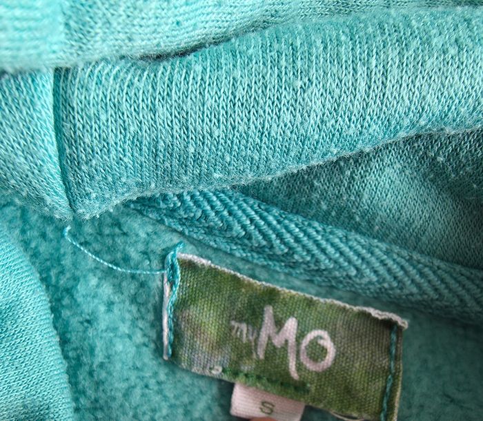 myMo Sweat à capuche Bleu Canard Polyester Coton Bon état S - photo numéro 6