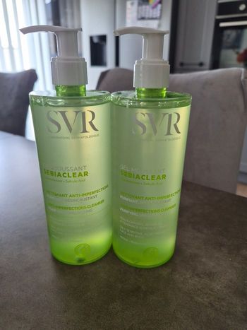SVR Lot gel moussant sebiaclear 400ml 
