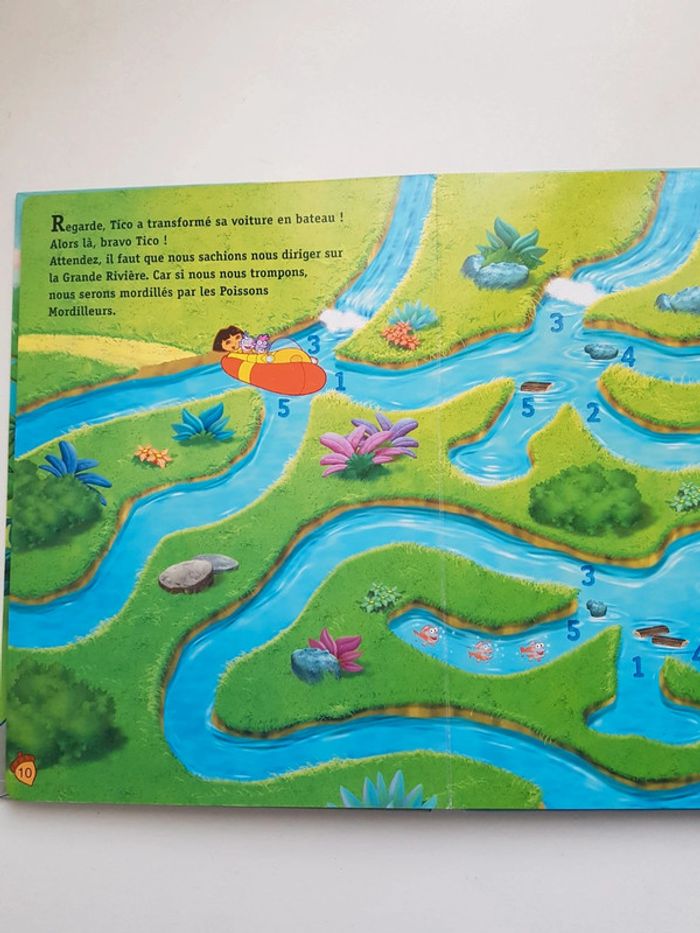Livre interactif Le premier voyage de Dora l'exploratrice et figurines - photo numéro 12