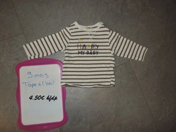 pull tape à l'oeil taille 9 mois