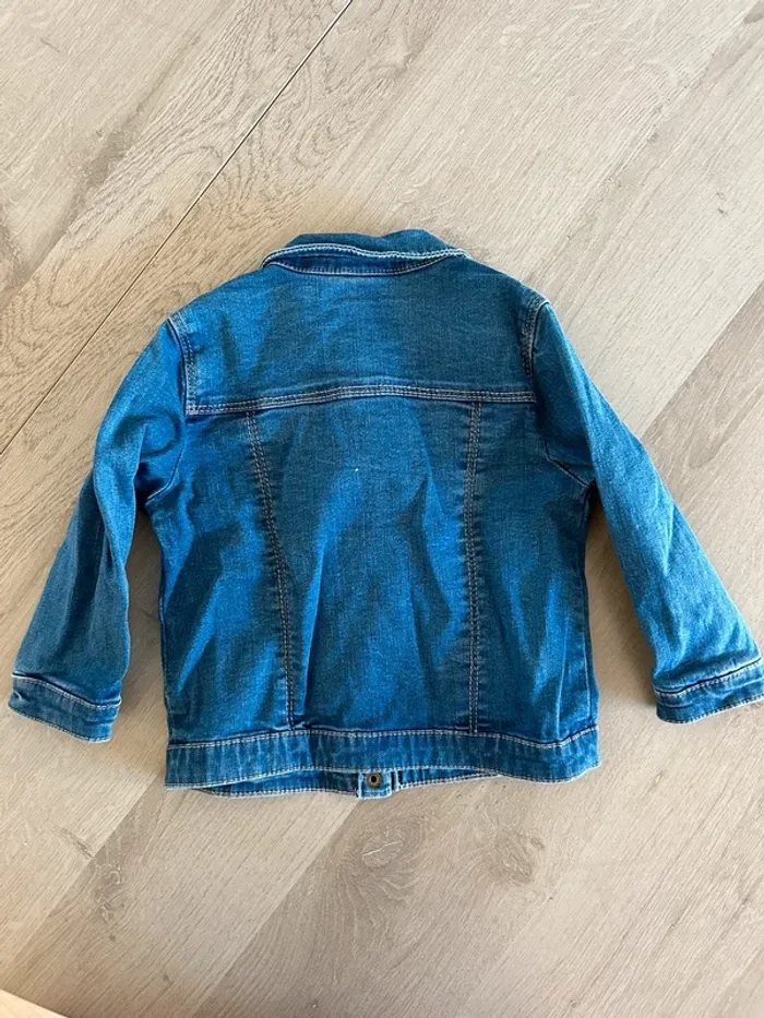 Veste en jean bleu 24 mois - photo numéro 3