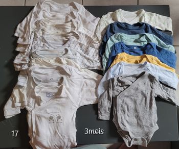Lot de 17 Bodys
