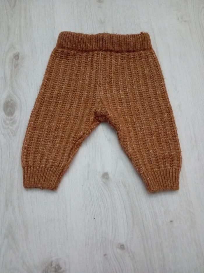 Pantalon en laine 3 mois marron