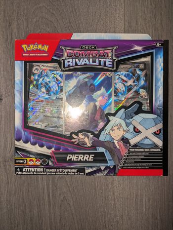 Pokémon deck combat rivalité pierre neuf scellé 