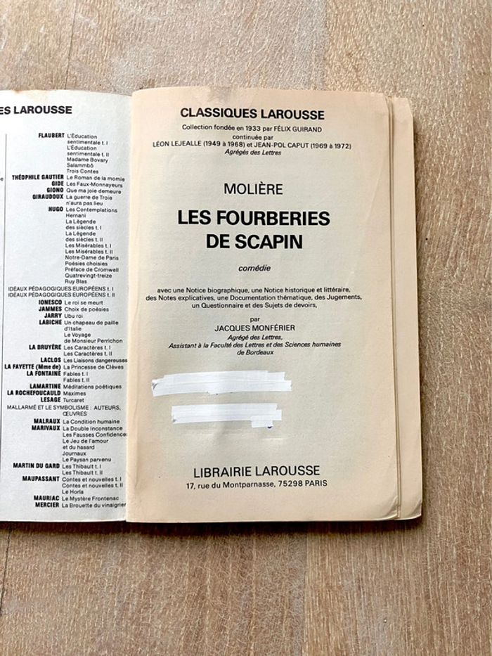 Molière Les Fourberies de Scapin - Classiques Larousse - Texte intégral - photo numéro 5