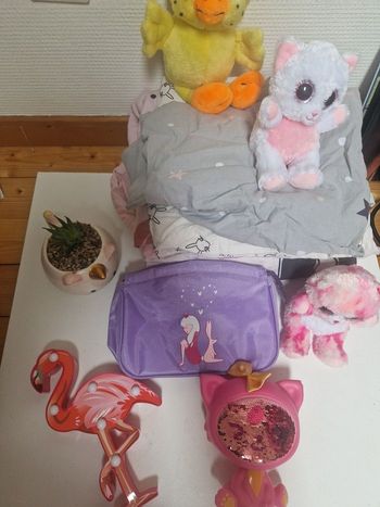 Lot parures de lit + decoration chambre