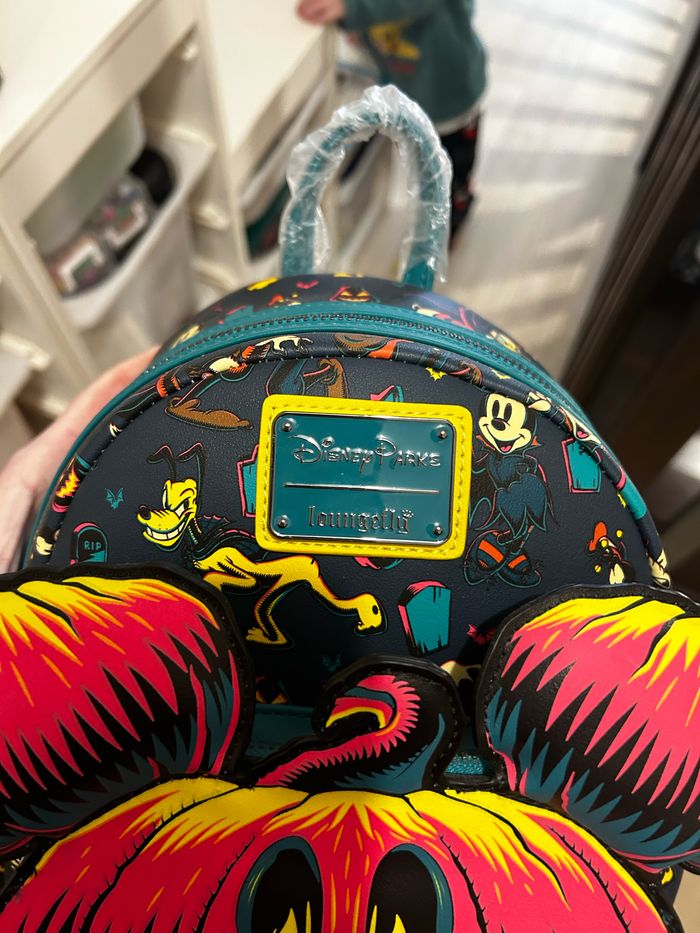 Sac Loungefly Mickey Halloween - photo numéro 2