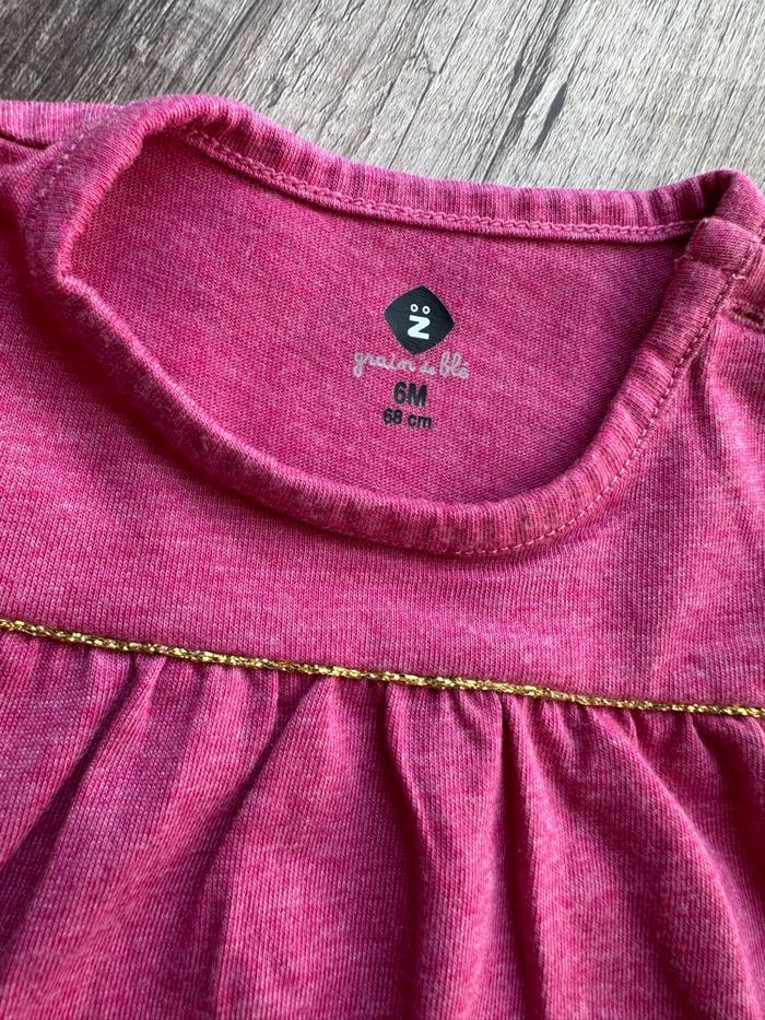 - Haut ML Grain de blé - 6 mois - Très bon état - photo numéro 2