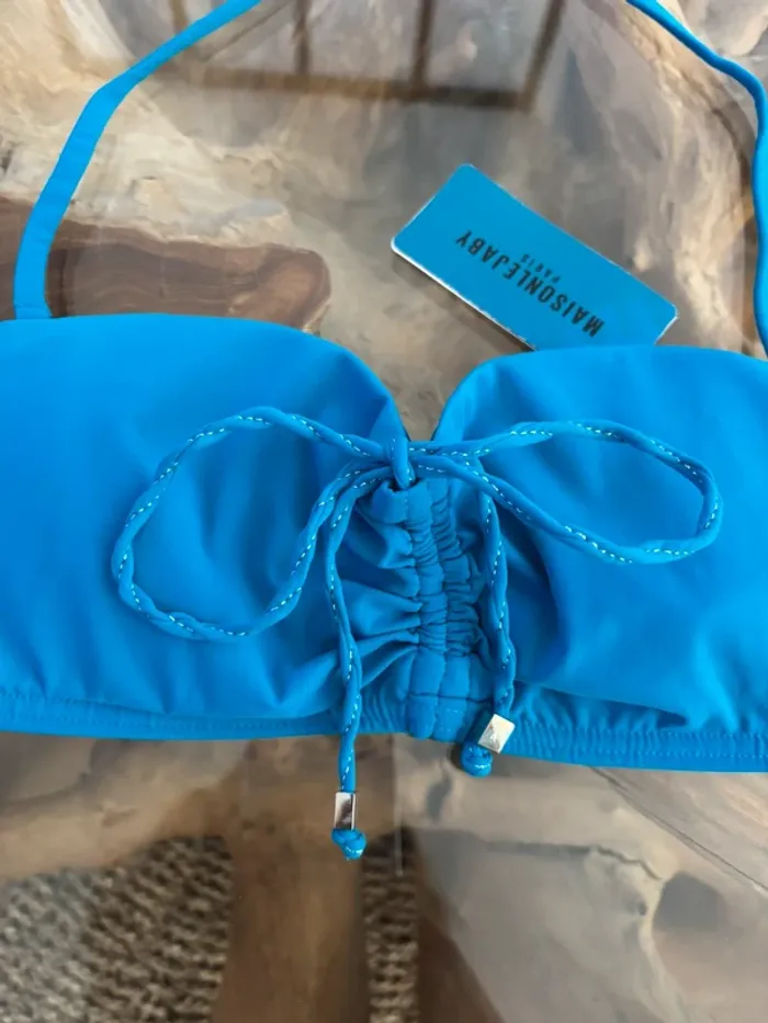 Haut de maillot de bain Maison Lejaby bleu 85C - photo numéro 2