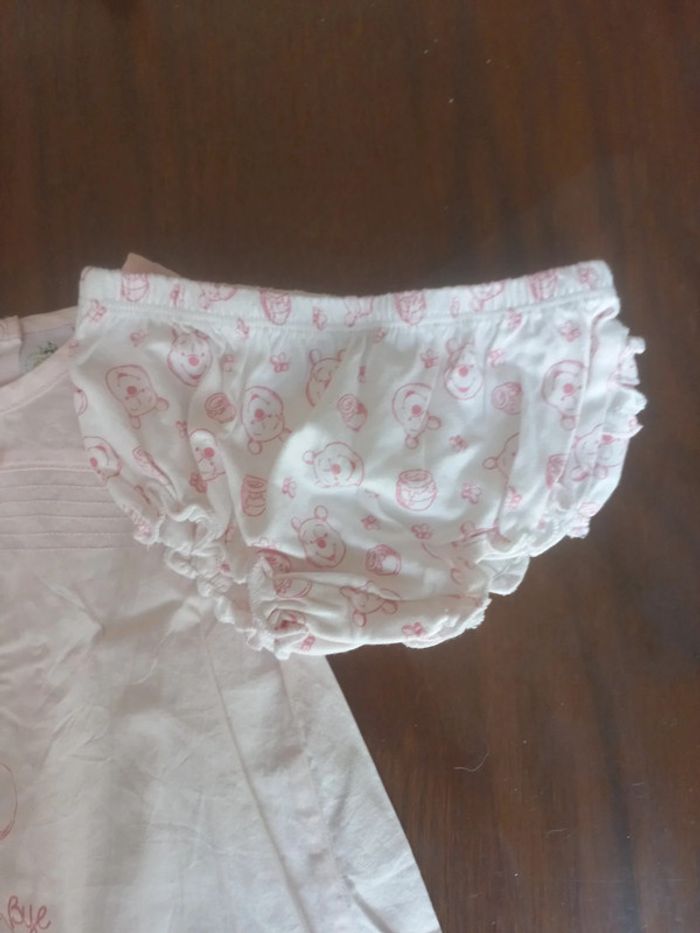 Robe légère "winnie" +bloomer disney baby 9-12mois - photo numéro 4