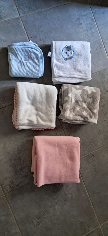 Lot de couverture enfants