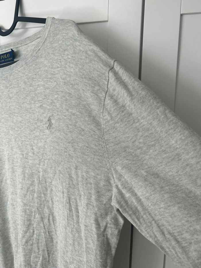 Pull Ralph Lauren gris L - photo numéro 5