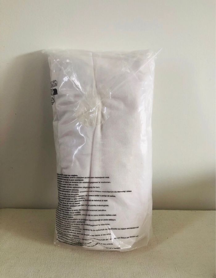 Drap housse tissaia neuf blanc 90 x 190 - photo numéro 7