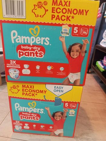 Couches Pampers pants n'5