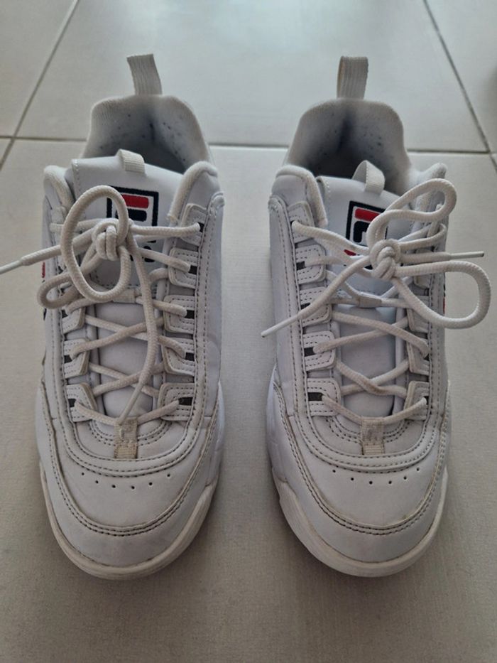 Basket fille Fila blanc Pointure 40 - photo numéro 5