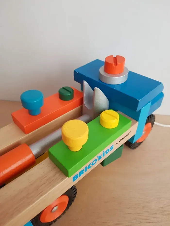Janod Camion Brico'kids outils en bois bricolage - photo numéro 14